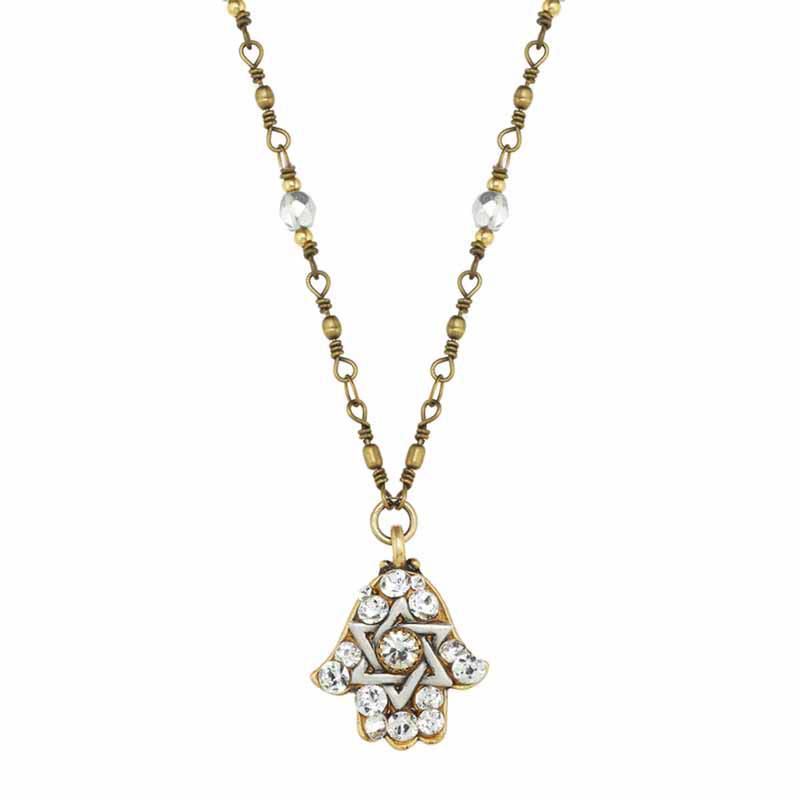 Star of David Hamsa Necklace | Michal Golan