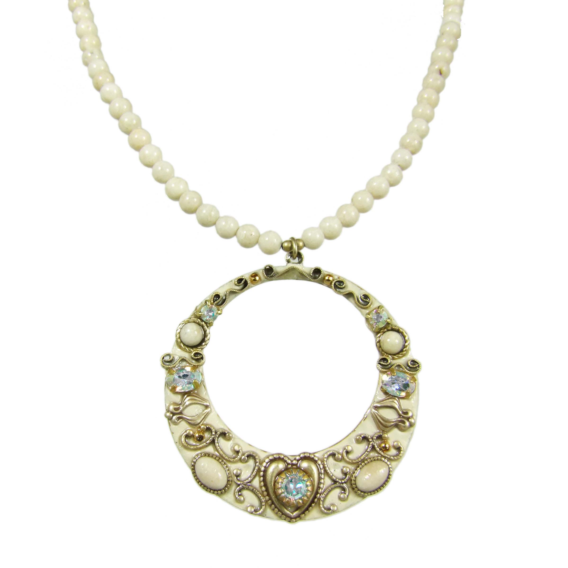 Riverstone Open Circle Necklace