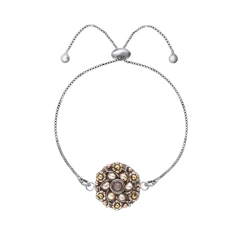 Rose Quartz Circle Bracelet