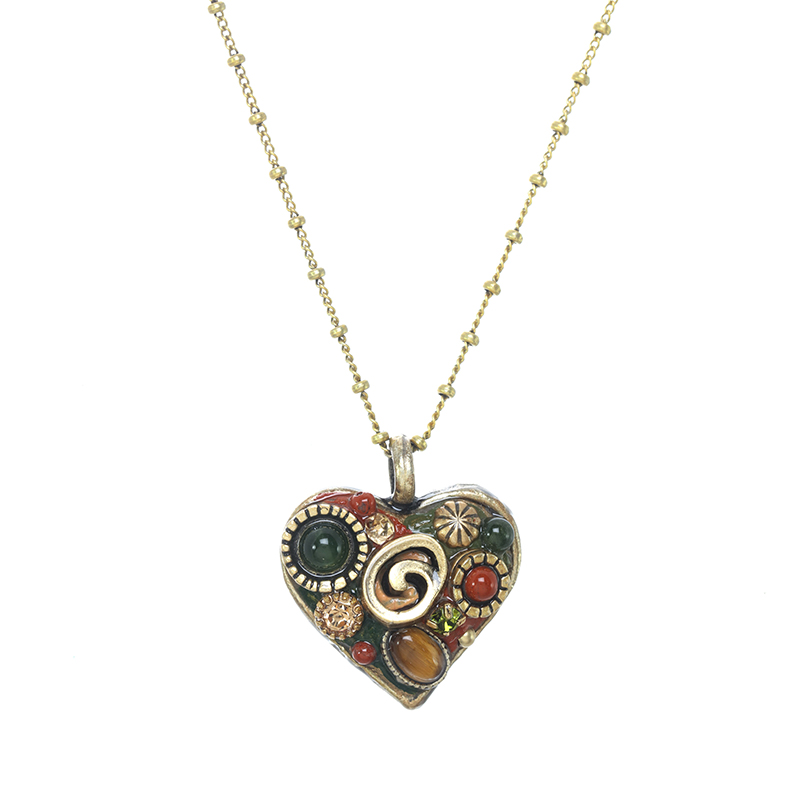 Evergreen Heart Necklace