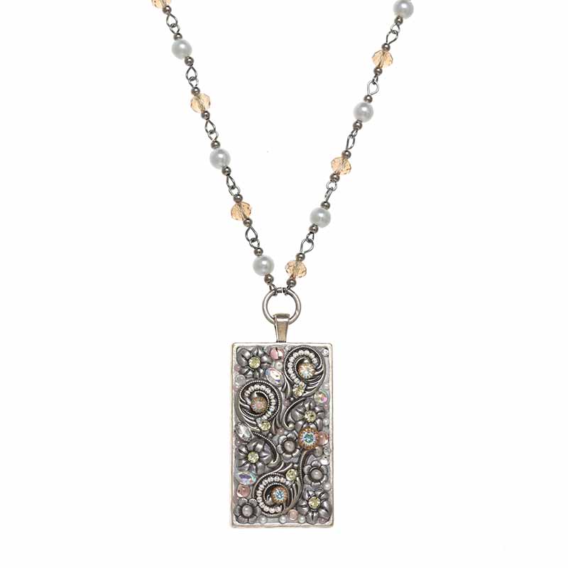 Silverlining Rectangle Necklace