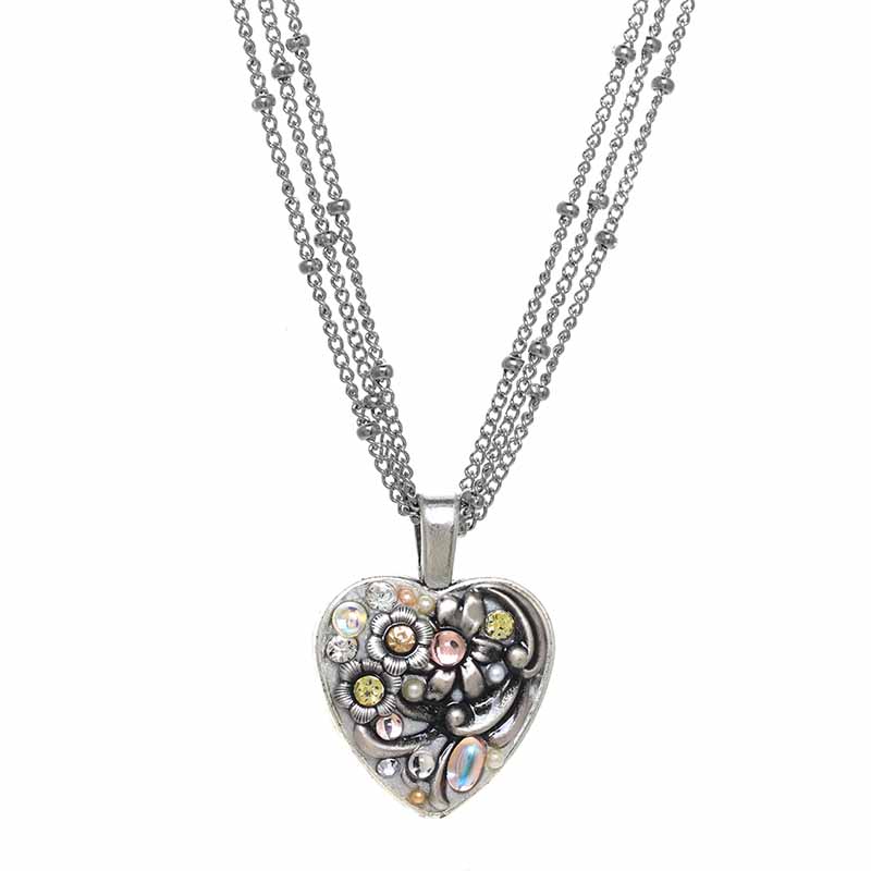 Silverlining Heart Necklace I