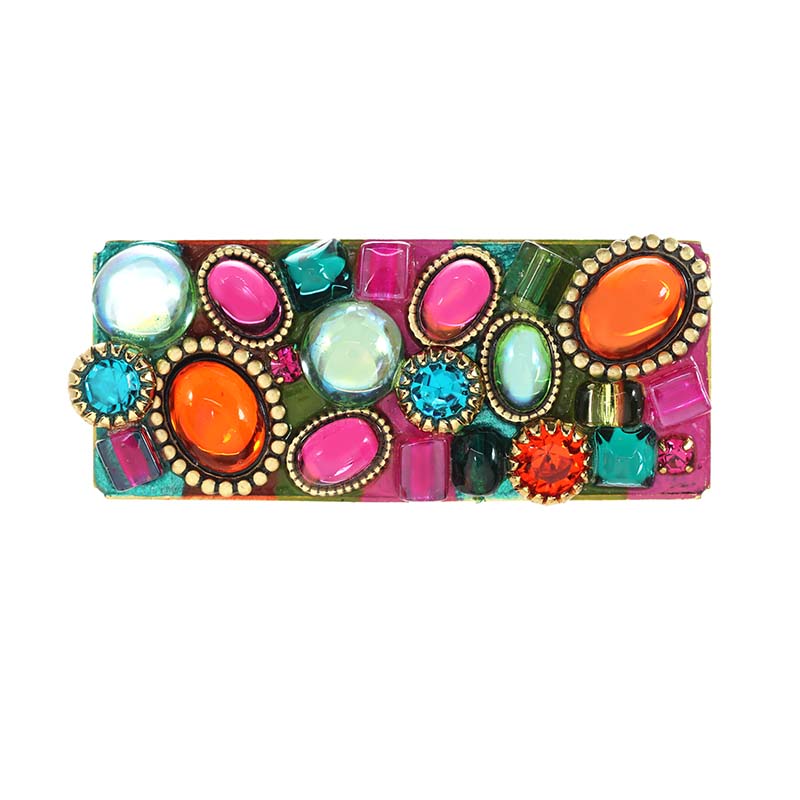 Rock Candy Rectangle Brooch