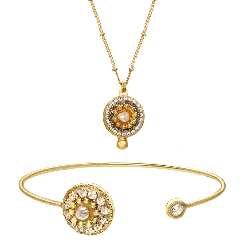 Sunbeam Necklace & Bracelet Set